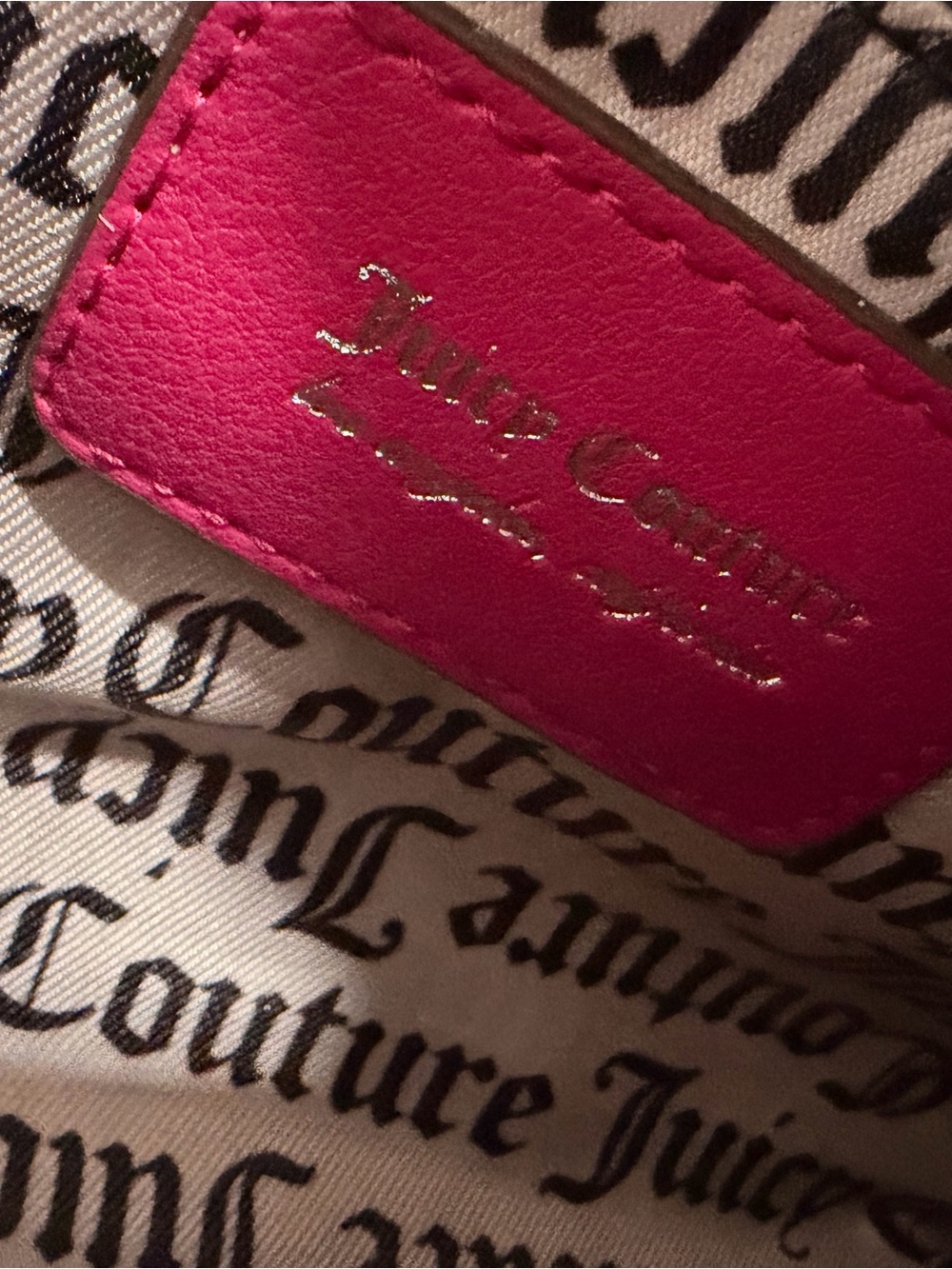 Juicy Couture Pink Logo Monogram Crossbody Bag - Picture 7 of 7